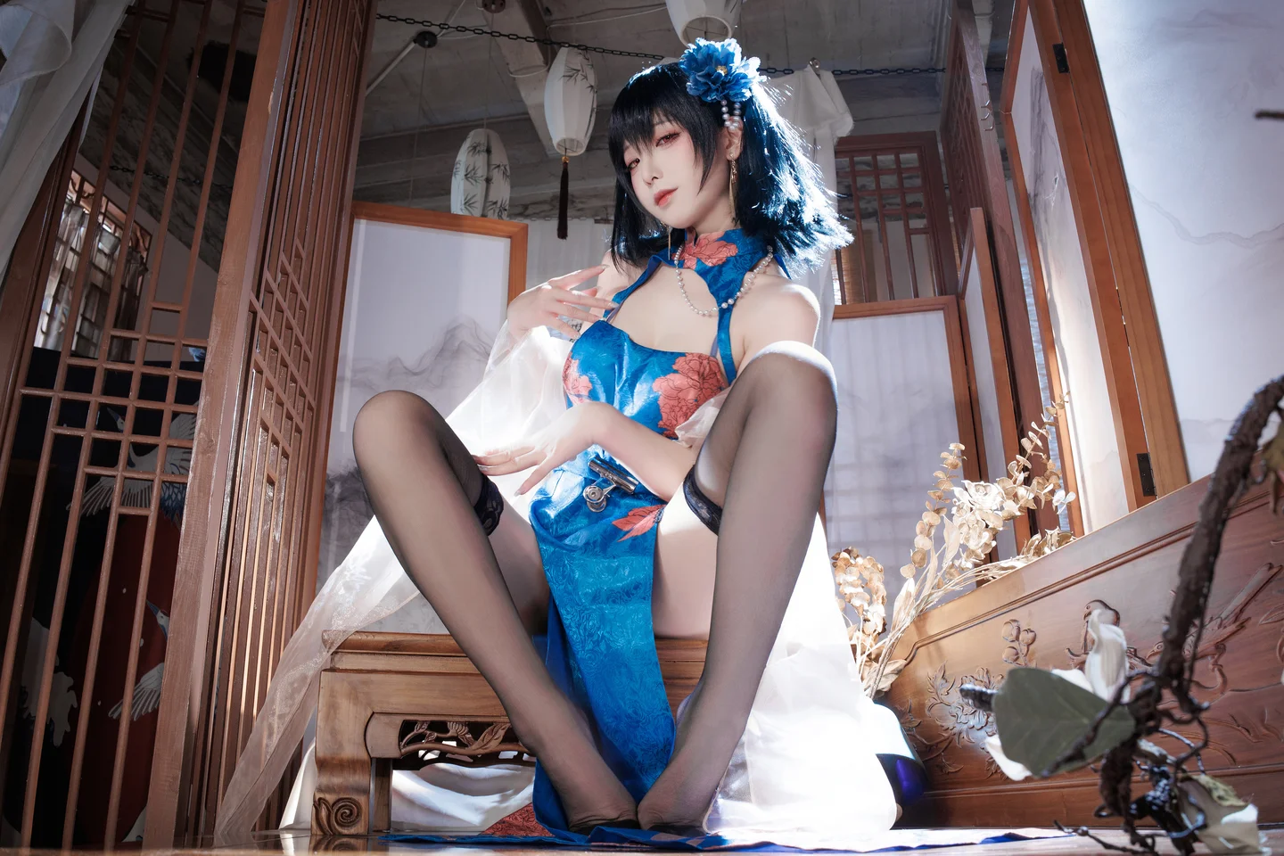 封疆疆v - 碧蓝航线·建武 旗袍 [36P-514MB] tg@simisebaisi 【丝足阁】030.webp